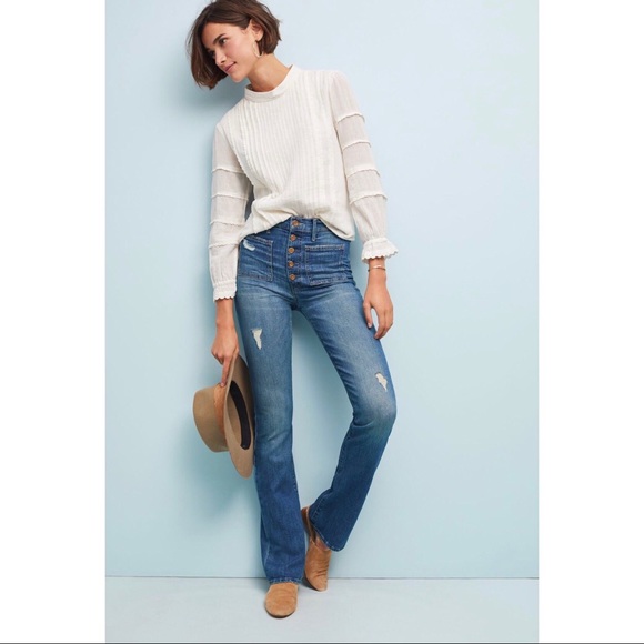 mother denim patch pocket